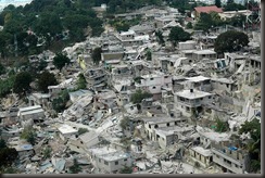 Photos taken of Haiti’s capital Port-au-Prince during a joint Red Cross Red Crescent / ECHO aerial assessment mission on 13 January 2010. The devastating destruction that was caused by a 7.3 magnitude earthquake on 12 January 2010 is clearly visible.
